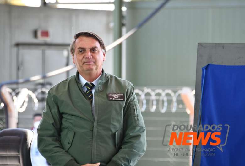 Presidente Jair Bolsonaro receberá Medalha Águia da Fronteira em homenagem do DOF - Crédito: Hedio Fazan/ Dourados News/ Arquivo 