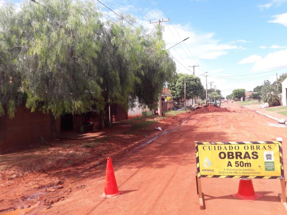 A Sanesul concluiu uma ampliação do sistema de esgotamento da cidade, aumentando a cobertura de rede e ligações.
