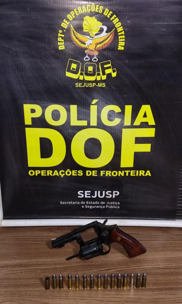 DOF prende homem por porte ilegal de arma de fogo em Lagoa Bonita 