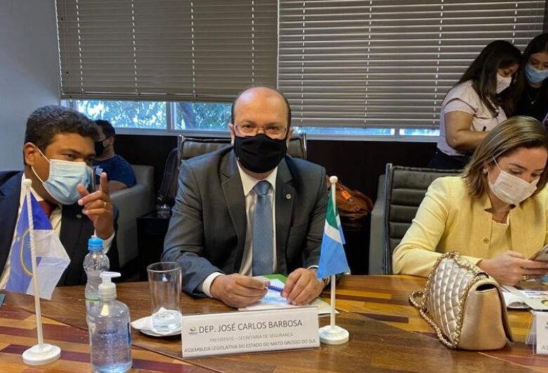 Deputado estadual Barbosinha assumiu a secretaria de Segurança da Unale - Crédito: Divulgação 