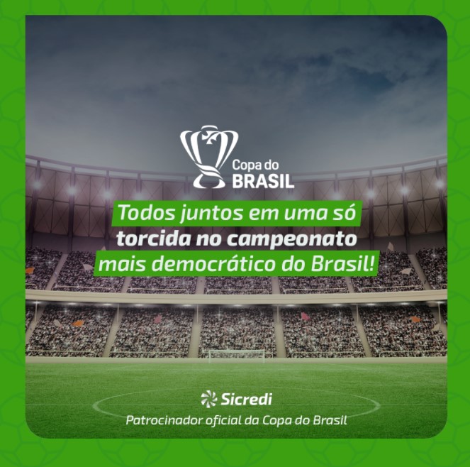 Sicredi apoia futebol nacional com patrocínio à Copa Intelbras do Brasil