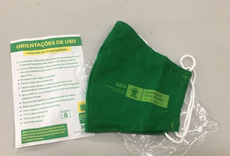 Uso de máscaras é recomendado em ambientes fechados, inclusive escolas - Crédito: Arquivo / Dourados News 