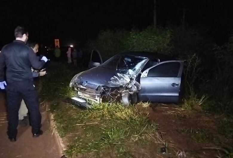 O homem morreu na hora - Crédito: Osvaldo Duarte/Dourados News 
