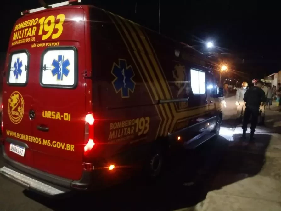 Corpo de Bombeiros foi acionado, porém, o homem morreu enquanto era levado para a Santa Casa; Foto: Divulgação/Midiamax