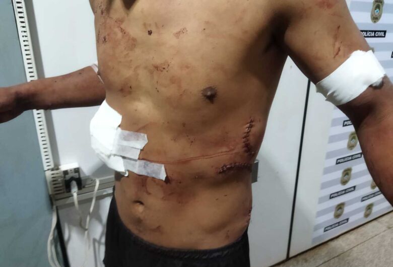 Jaromir foi preso após a briga pois estava foragido da justiça indiciado por violência doméstica - Crédito: Osvaldo Duarte/Dourados News