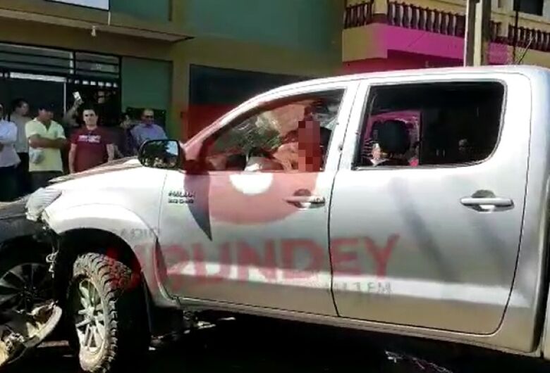 Crime ocorreu nesta manhã em Pedro Juan Caballero, no Paraguai - Crédito: Reprodução
