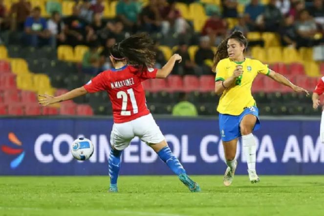 Brasil vence Paraguai e vai à final da Copa América feminina (Foto: Reprodução/Twitter/Copa América)