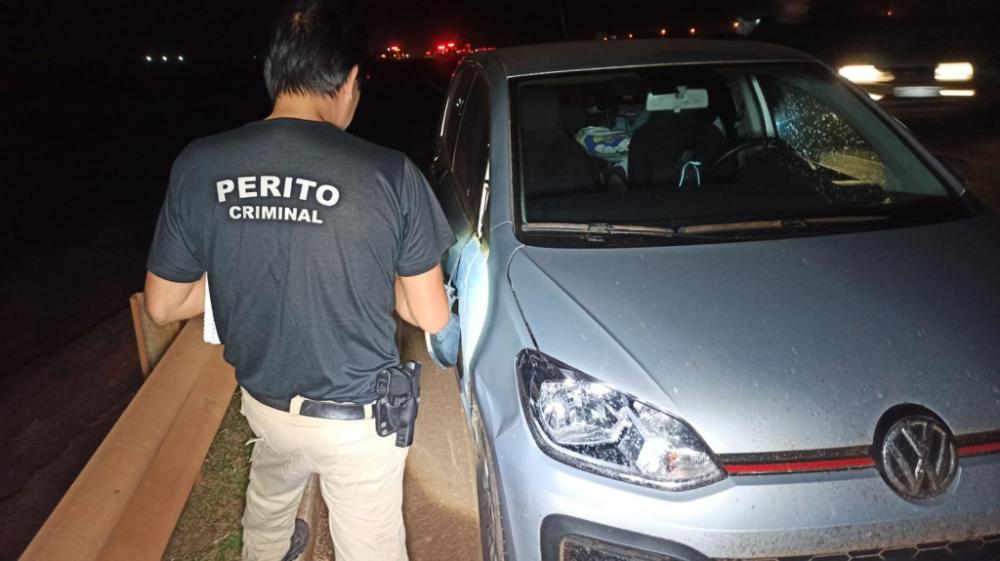 Motorista disse que tentou desviar, porém, acabou atingido Gabriela que morreu antes do socorro médico; Foto: Sidnei Bronka/Ligado Na Notícia