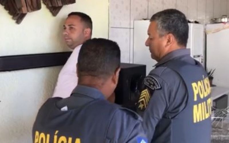 Em 2020, Flaviano foi preso em Várzea Grande (MT) após crimes de estelionatos; Foto: Divulgação/A Notícia MT