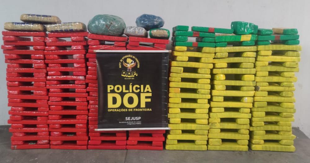 Maconha seria levada para São Paulo; Foto: Divulgação/DOF