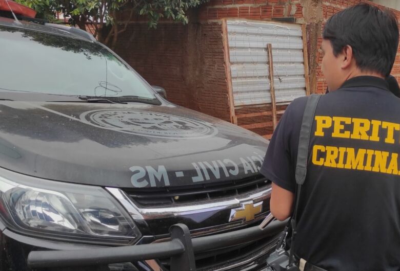Perícia Técnica de Dourados esteve no local para realizar os levantamentos - Crédito: Olimar Gamarra/Rio Brilhante em Tempo Real 