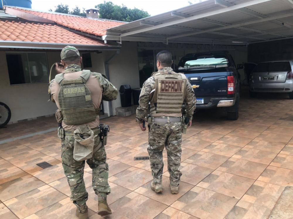 São cumpridos 12 mandados de busca e apreensão, sendo dois em Dourados, um em Maracaju e Ipezal (distrito de Ivinhema) e oito em Assis (SP); Foto: Divulgação
