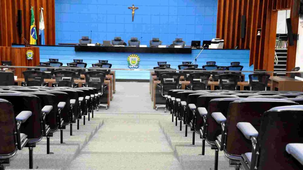 Plenário Deputado Júlio Maia, na Assembleia Legislativa. (Foto: Divulgação/Alems)