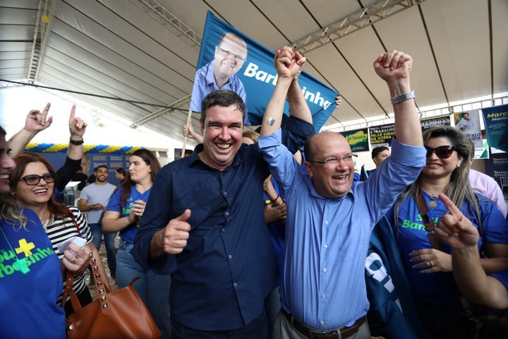Novo governador e vice-governador, Eduardo Riedel e Barbosinha; Foto: Divulgação