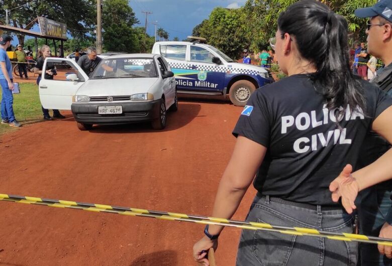 Homem foi executado a tiros em distrito de Rio Brilhante - Crédito: Rio Brilhante em Tempo Real 