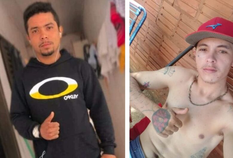 Caio Henrique (blusa preta) e José da Silva (sem camisa), desaparecidos desde a sexta-feira (23) - Crédito: Ligado à redação 