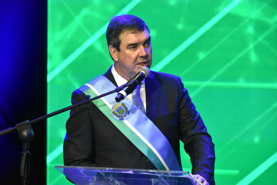Governador de Mato Grosso do Sul, Eduardo Riedel - Gerson Oliveira