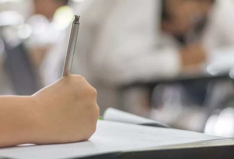 Candidato faz prova de concurso - Crédito: Divulgação 