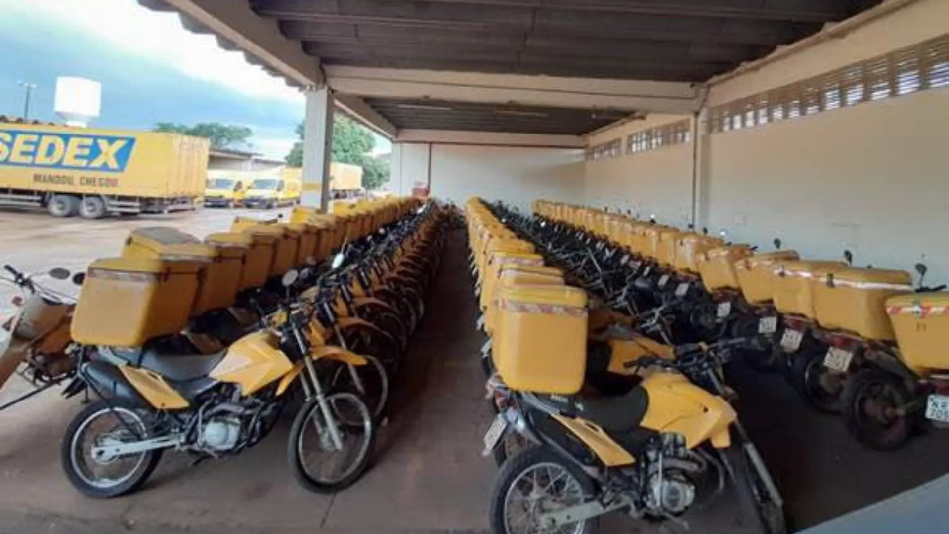 Correios leiloam mais de 30 motos 'amarelinhas' por R$ 2,1 mil em MS