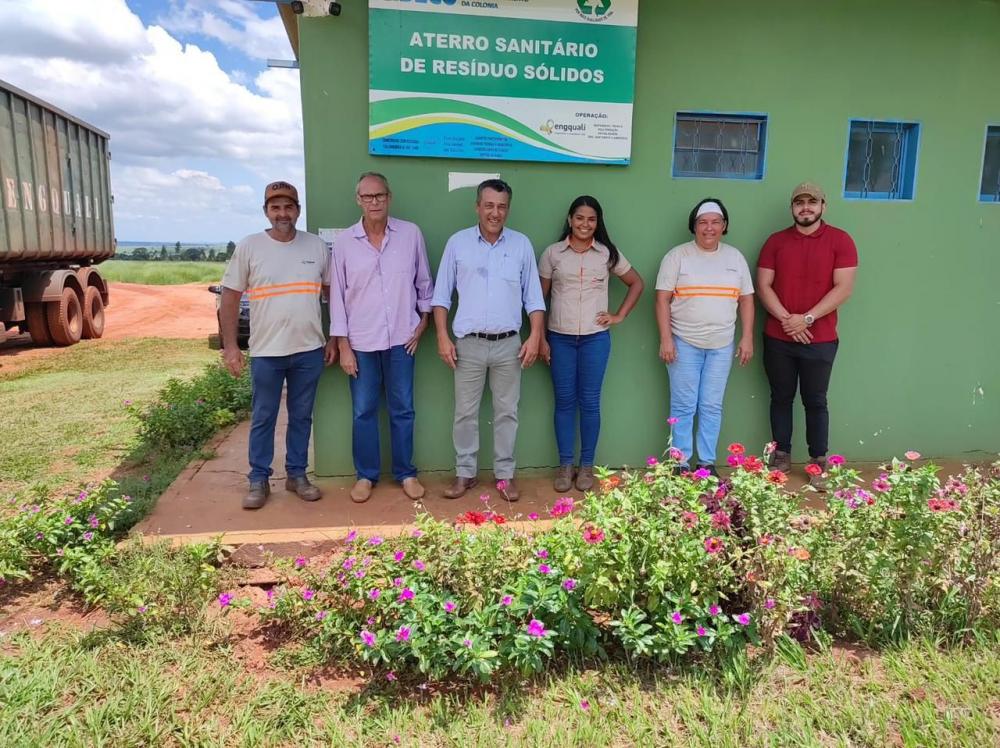 Diretor da AMMA realiza visita técnica ao Aterro Sanitário de Glória de Dourados