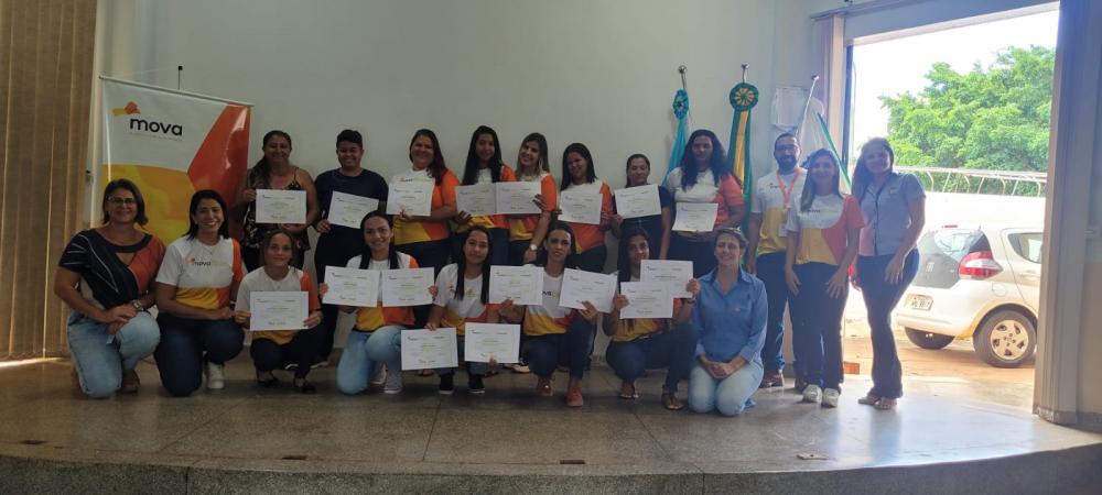 Usina Atvos e Secretaria de Assistência Social encerram curso de Processos Agrícolas para mulheres em Deodápolis