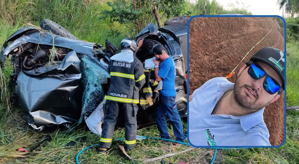 Jovem empresário de Deodápolis perde a vida em grave acidente na BR 376