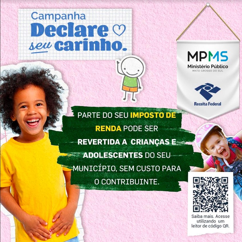 Deodápolis: MPMS destaca importância da campanha ‘Declare seu carinho’ para o futuro de crianças e adolescentes 