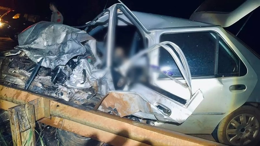 Dois homens morrem e uma mulher fica ferida em acidente na BR-267 em Maracaju