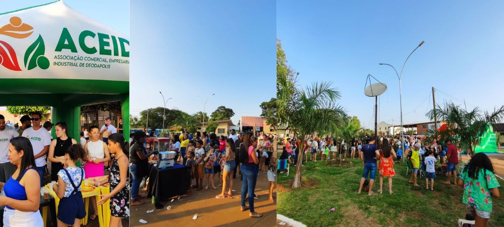 Celebração do dia das crianças em Deodápolis reuniu um grande público neste sábado (14/10)