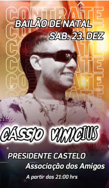 Celebre o natal com música e alegria no bailão da associação de amigos de Presidente Castelo