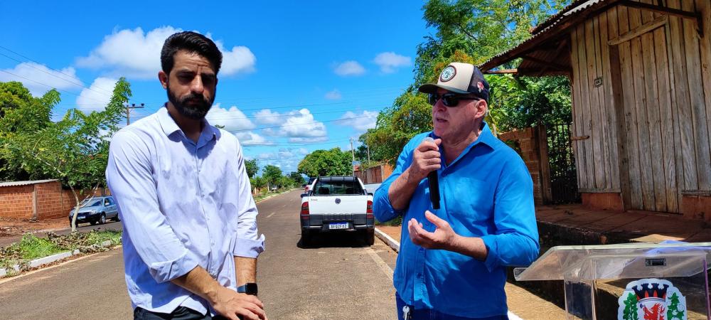 Assinatura da 2ª Etapa das obras de pavimentação transforma o Distrito de Vila União em ‘Canteiro de Obras’ 