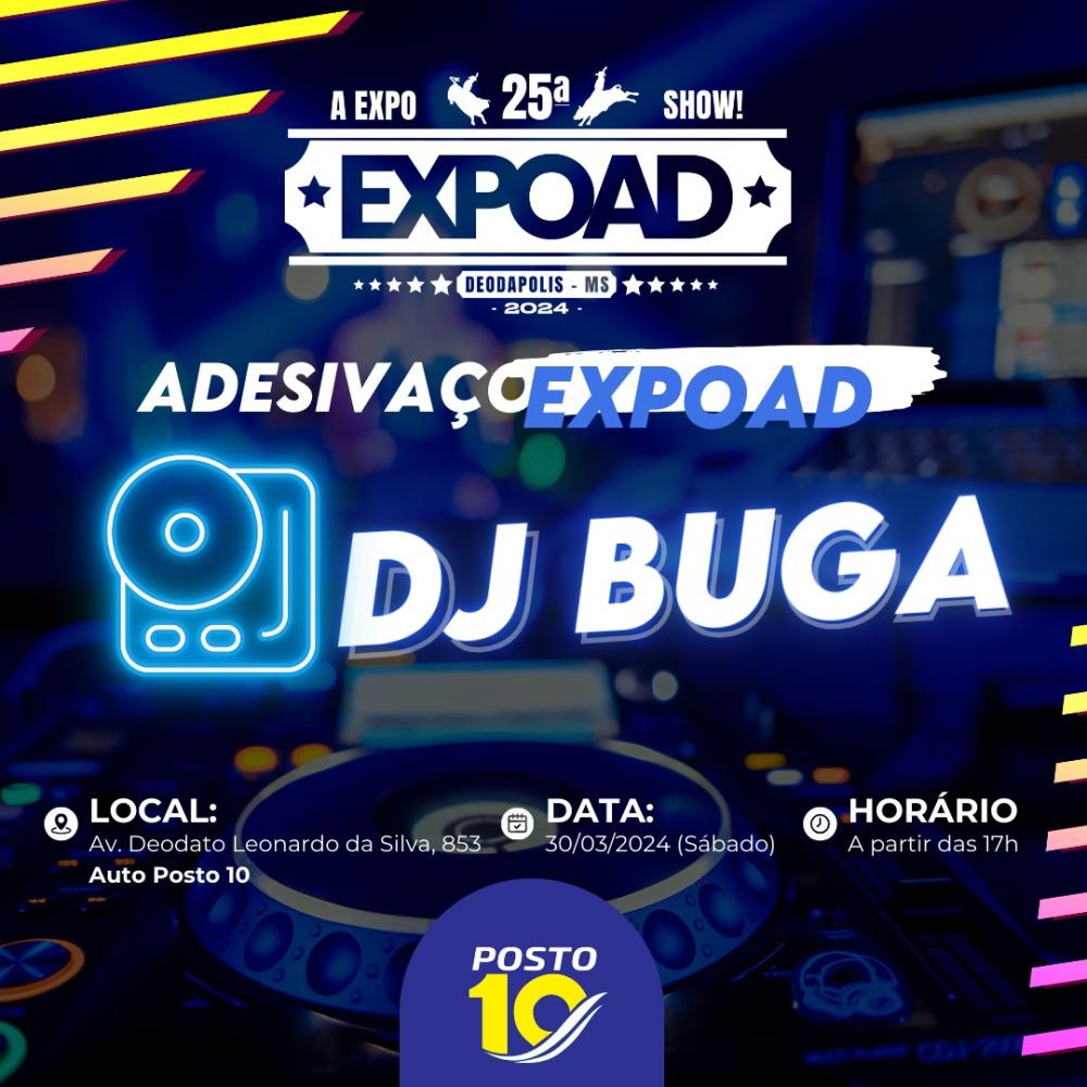 Adesivaço de promoção da Expoad 2024 agitará Deodápolis no dia 30 de março no Auto Posto 10