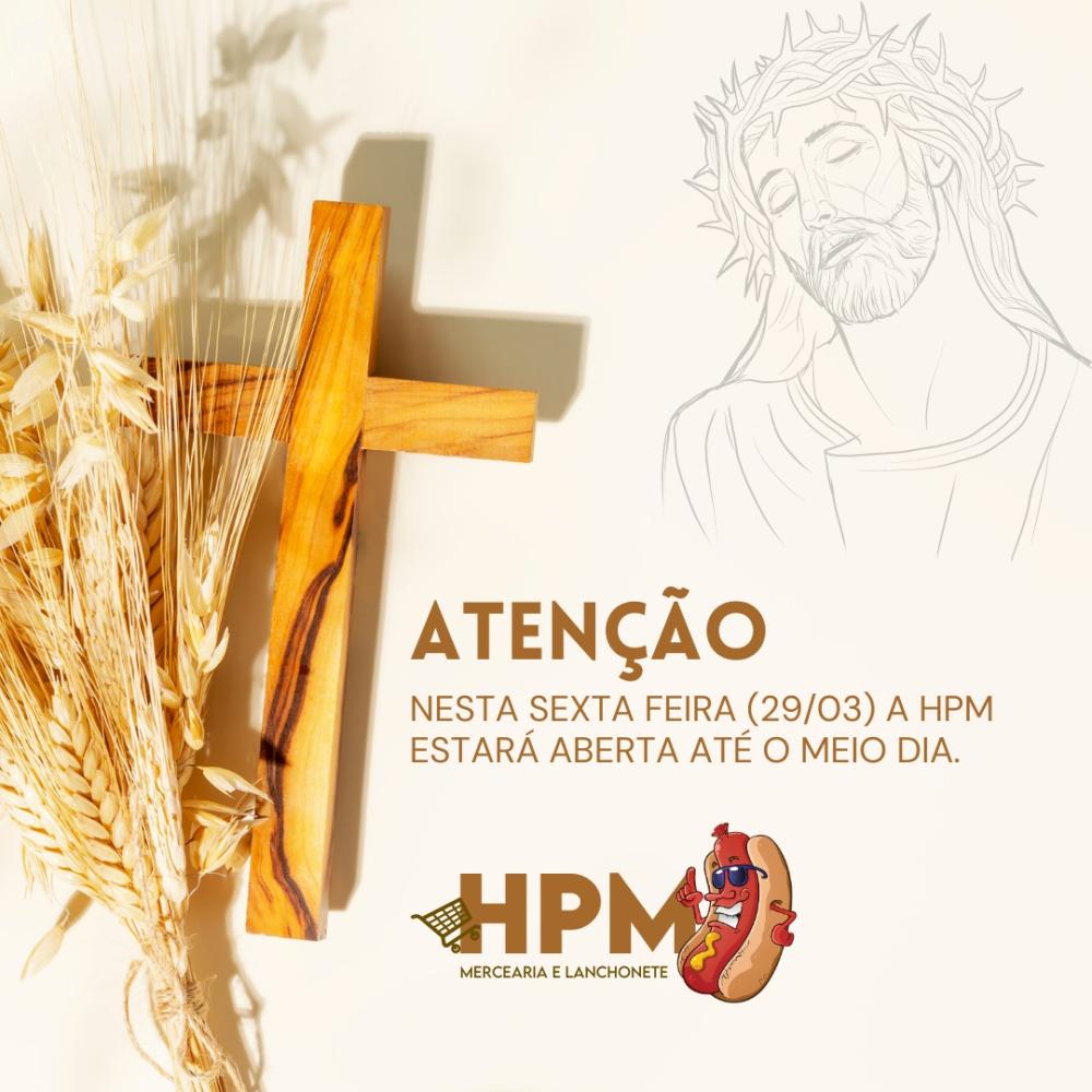 HPM Mercearia no Jardim América estará aberta durante o feriado da 'Sexta da Paixão' até o meio dia