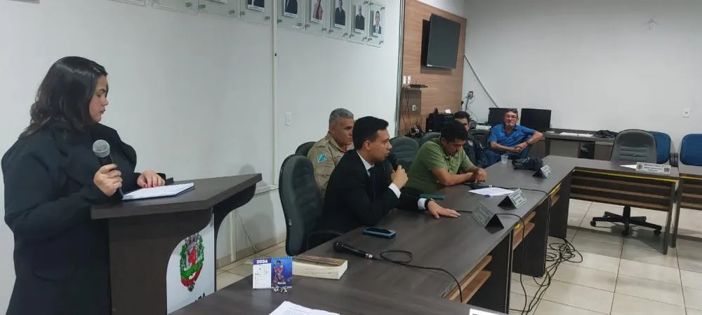 Reunião do Conselho Comunitário de Segurança de Deodápolis discutiu pautas cruciais para a segurança pública municipal