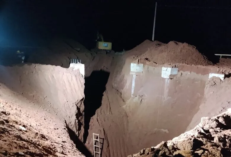Dois Trabalhadores morrem soterrados durante construção de silo em fazenda