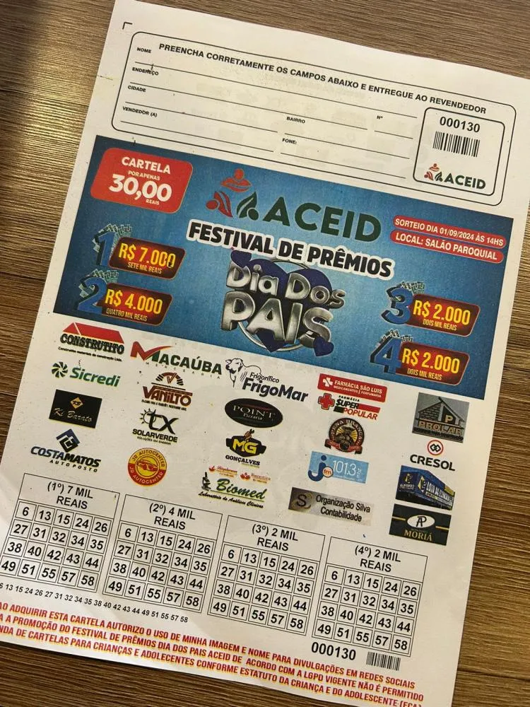 Festival de Prêmios da ACEID acontece neste domingo em Deodápolis