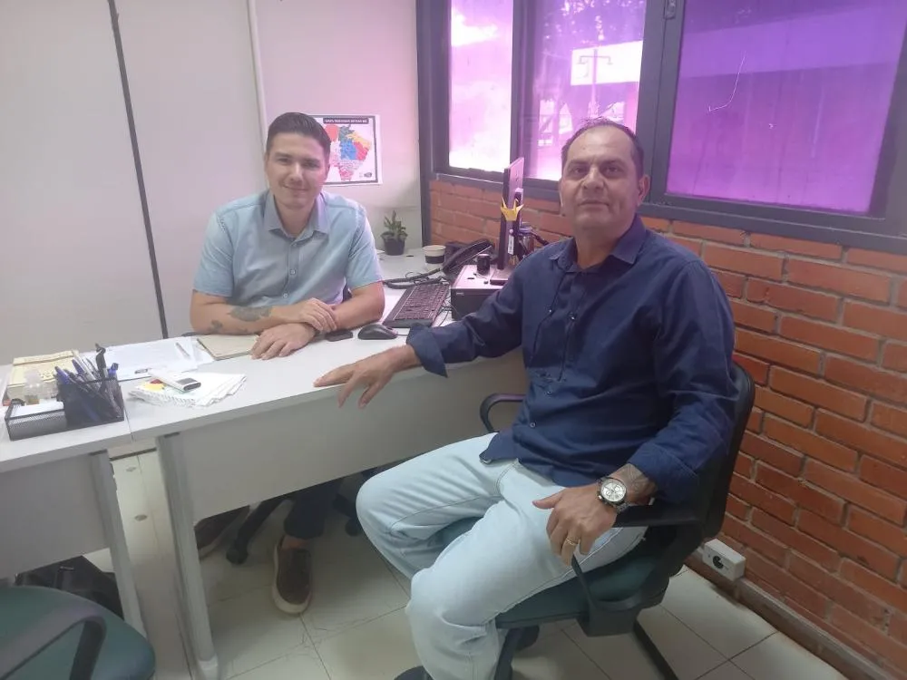  Gerente do Detran de Deodápolis, Juninho Anselmo, garante recursos para modernização da sinalização