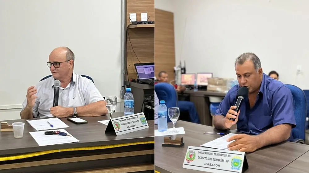 Vereadores Francisco Eusébio e Gilberto Guimarães pedem a deputados ônibus adaptado para a Saúde de Deodápolis