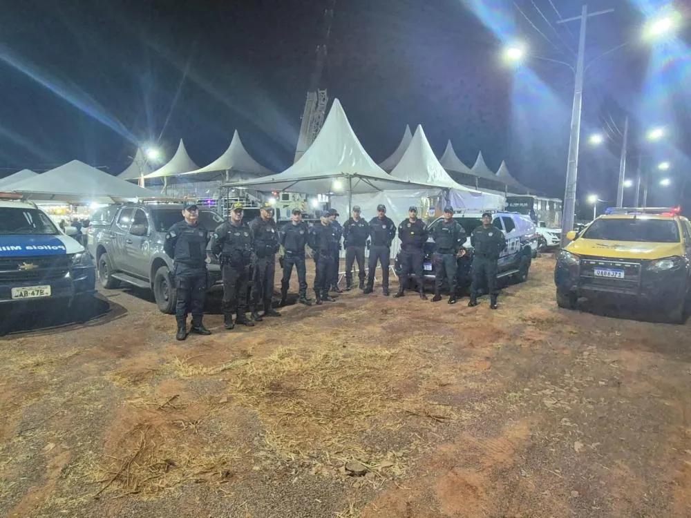 Forças de segurança reforçam esquema especial de policiamento na 26ª Expoad em Deodápolis