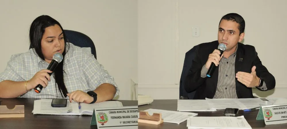 Presidente da Câmara Juninho Lima e vereadora Fernandinha Casusa solicitam mutirão de limpeza contra focos do mosquito Aedes aegypti