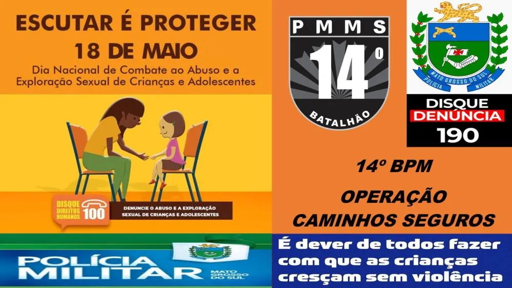 Polícia Militar realiza operação 'Caminho Seguro' com foco na proteção de crianças e adolescentes