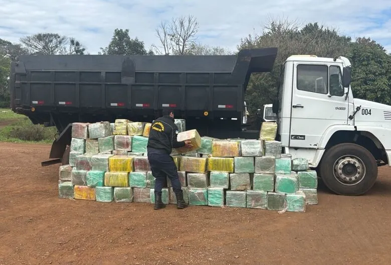 Droga apreendida na ação - Crédito: Divulgação
