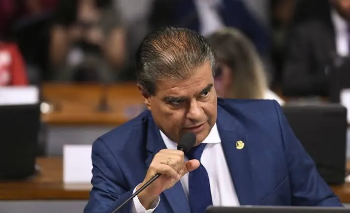 Senador Nelson Trad Filho durante sessão no Senado. (Agência Senado)