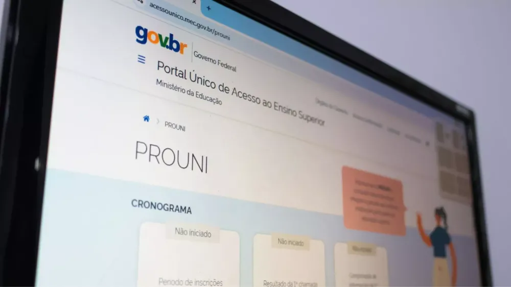 Portal de inscrição para o Prouni (Henrique Arakaki, Jornal Midiamax)