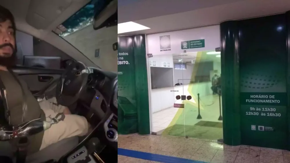 Vinicius acusa médicos credenciados do Detran-MS de capacitismo em perícia para CNH. (Reprodução)