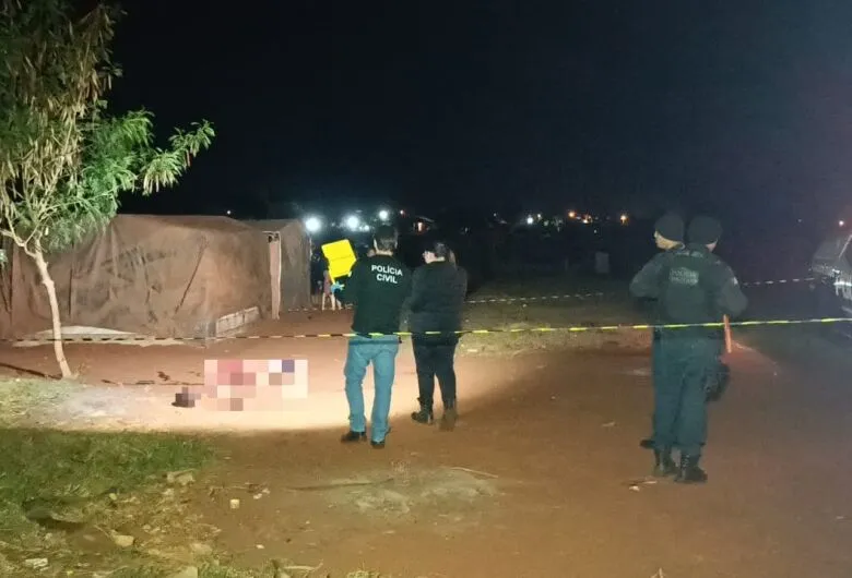 Homem foi assassinado com golpes de machado e teve o corpo todo cortado - Crédito: Osvaldo Duarte/Dourados News