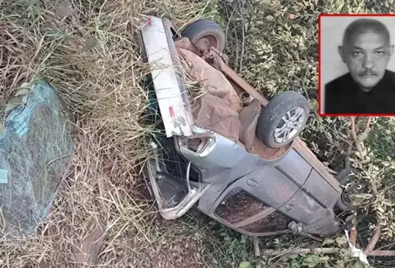Taxista desaparecido é encontrado morto após capotar veículo