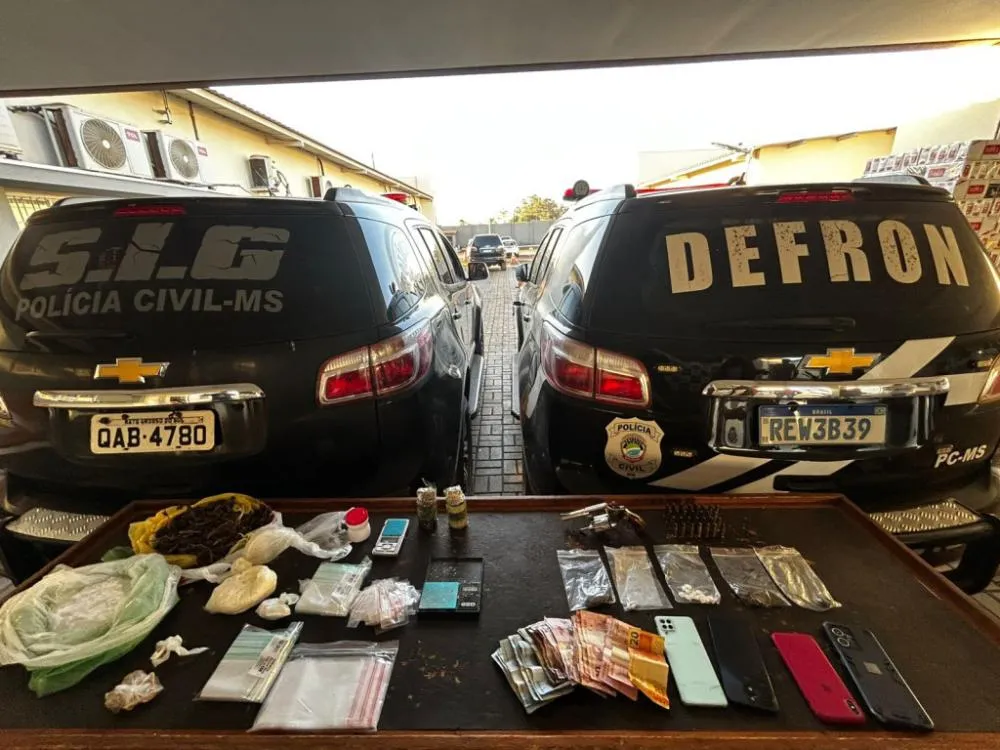 Polícia Civil prende integrantes de facção em bairros de Dourados