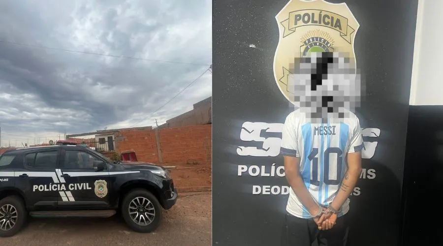 Polícia Civil de Deodápolis cumpre mandado de prisão contra jovem de 20 anos