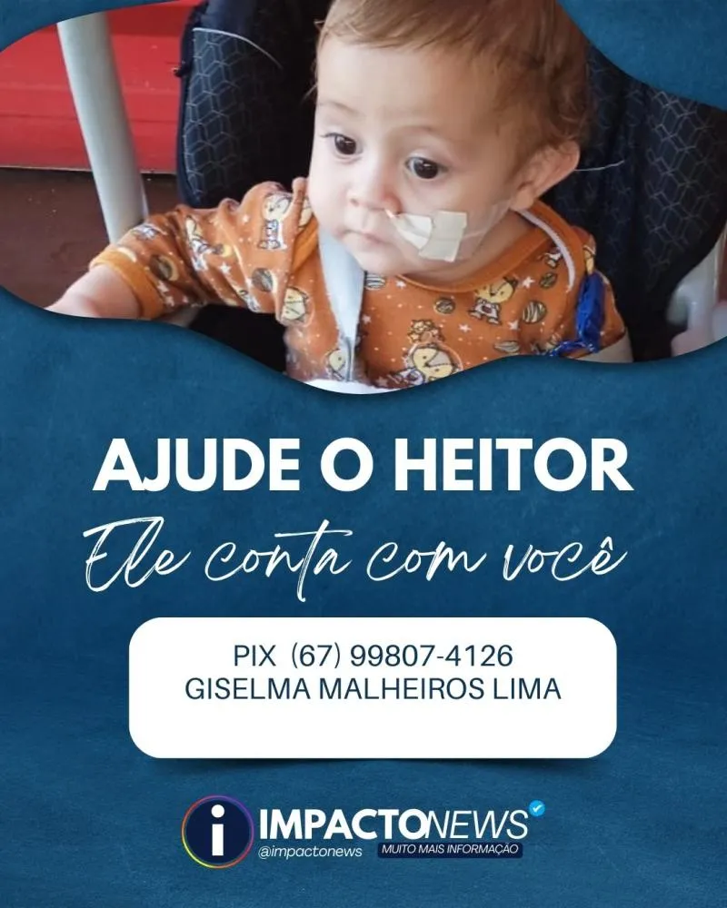 Família de Deodápolis busca apoio para tratamento de bebê com cardiopatia em Campo Grande